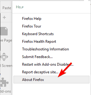 about firefox menu connection not secure