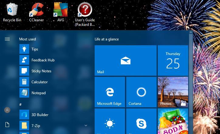Enable and fix 'Show most used apps' on Windows 10