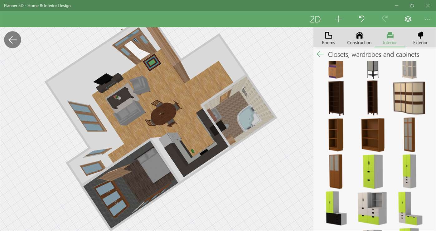 Plan and furnish spaces with the free Planner 5D design app