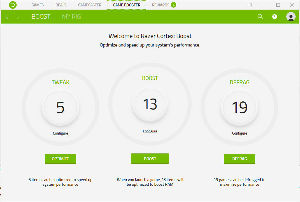 razer booster windows 10