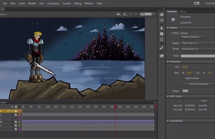 free animation software like adobe animate