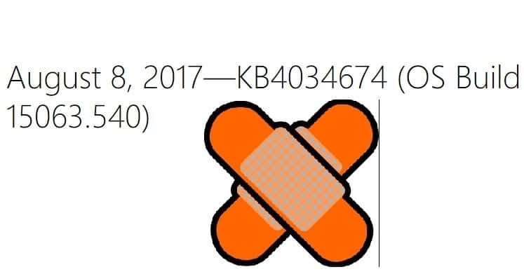 KB4034674 bugs