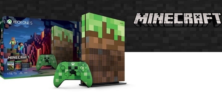 Minecraft Xbox One S bundle