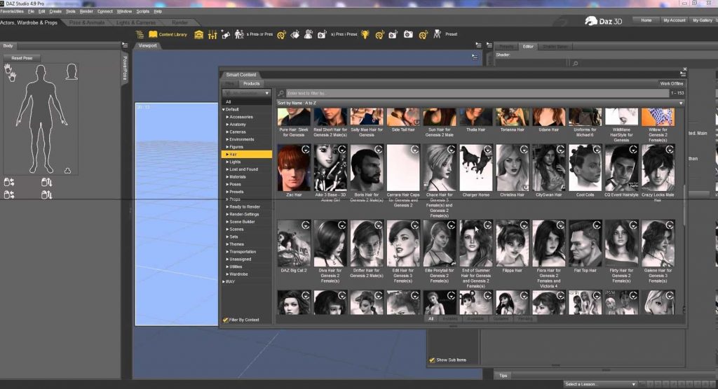 scene builder for daz studio