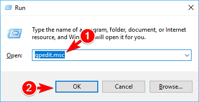gpedit.msc run window disable the Windows Key