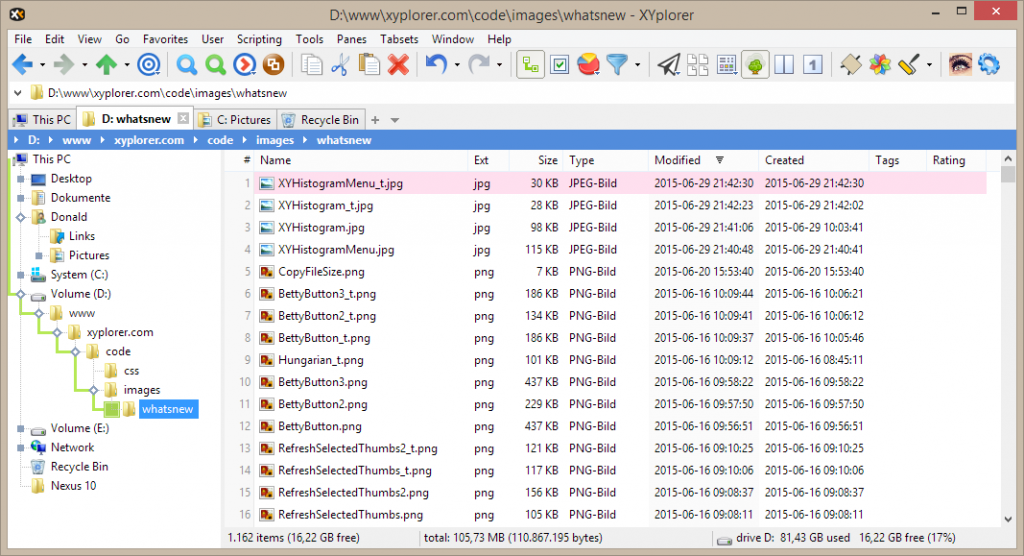xyplorer windows 10 file manager