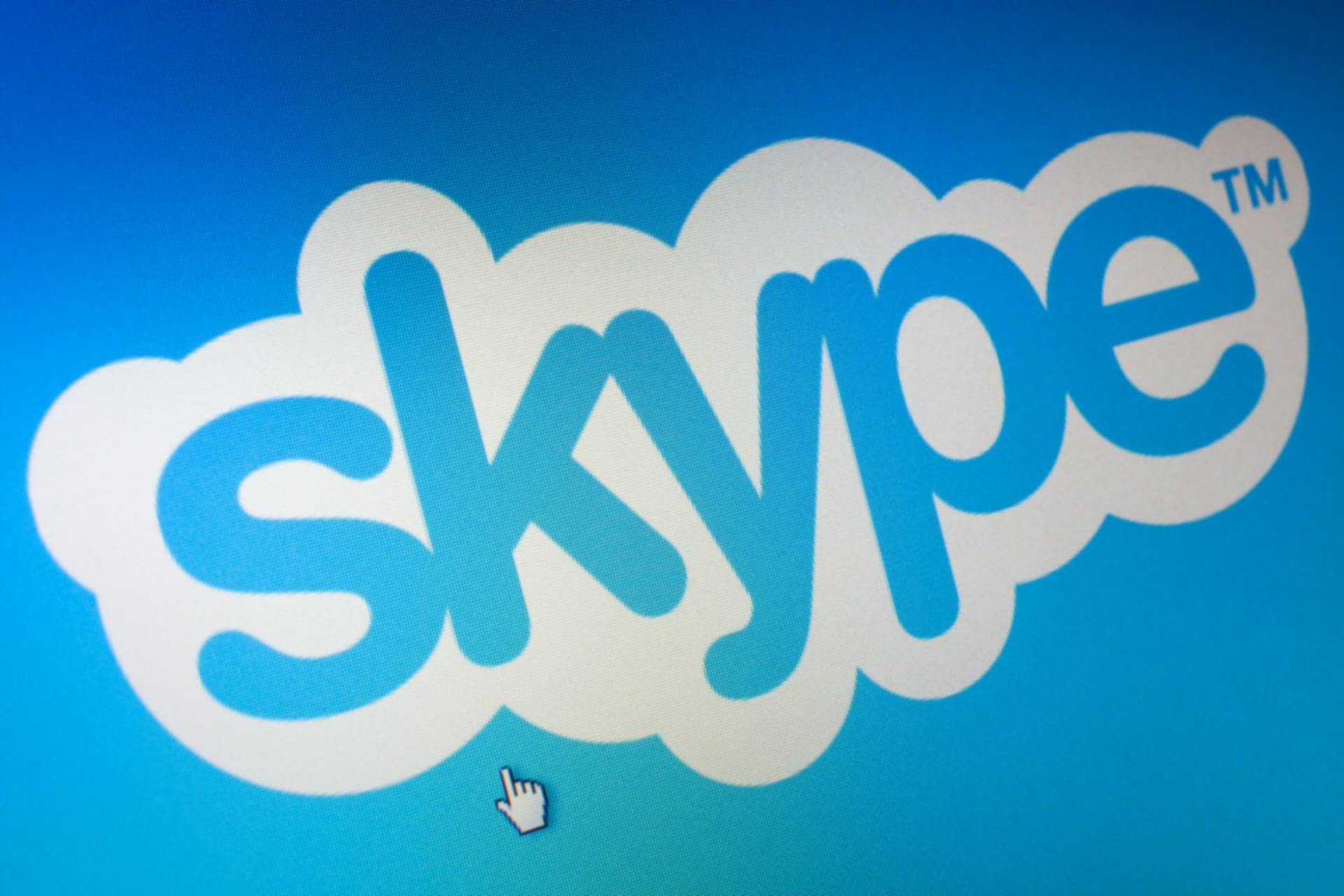 Please check your network settings and try again Skype