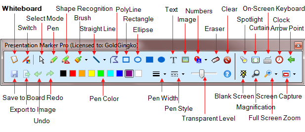 screen marker overlay