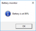 battery notifier always blinking in windows 10