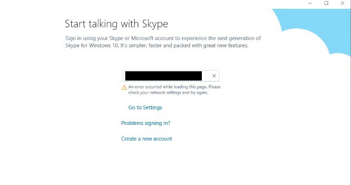skype download error