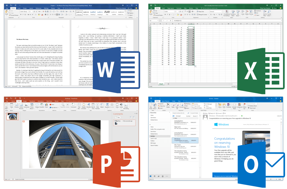 Upgrade to Windows 10 for Microsoft Office 2019