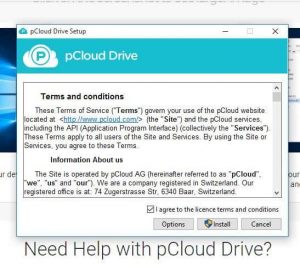 install pcloud linux