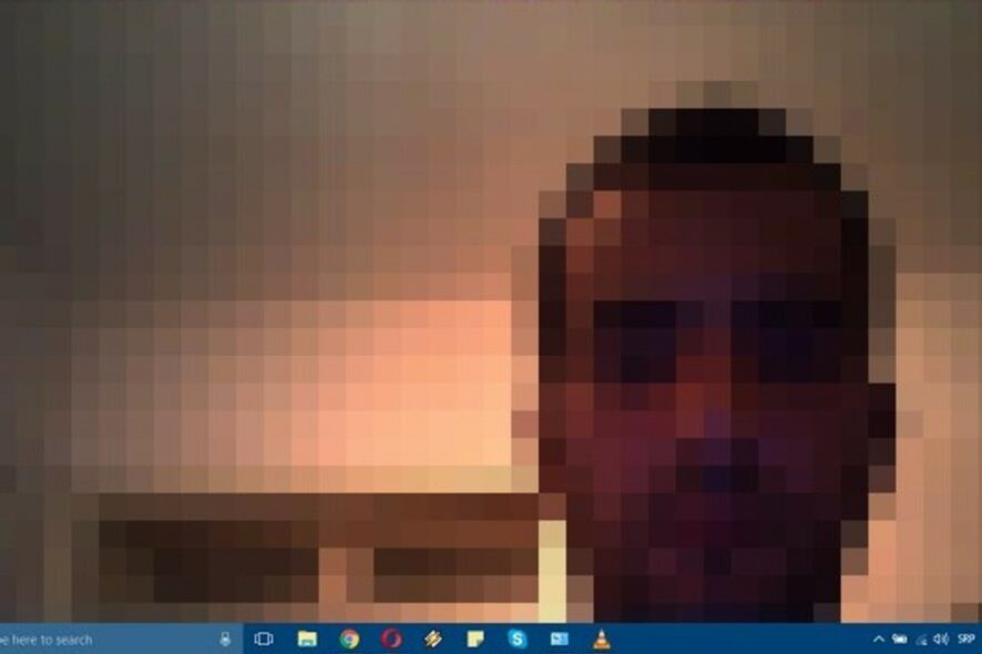 how to set webcam as desktop background