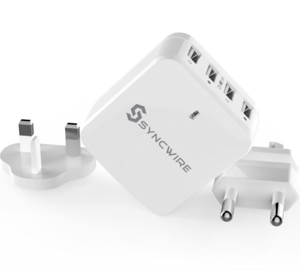 12. Syncwire International Travel Adapter