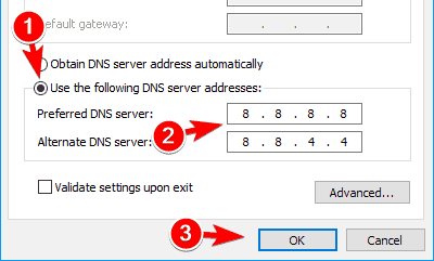 use the following dns server The set of folders cannot be opened in Outlook