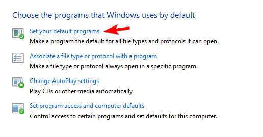 set your default programs Thumbnail previews not showing