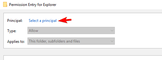select a principal some thumbnails not showing windows 10