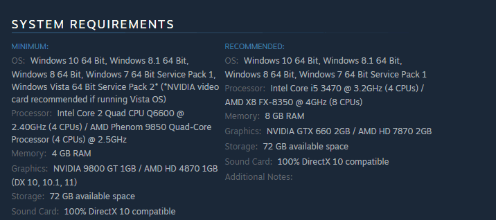 system requirements gta 5