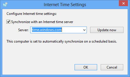 PC clock fall behind date and time internet time settings