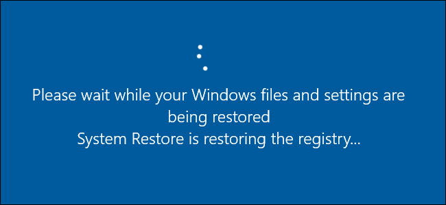 use System Restore