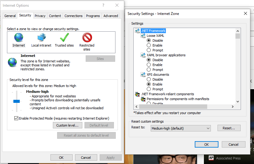 how to fix internet explorer download error