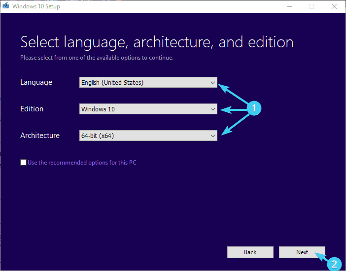 language and edition settings aptio setup utility asus