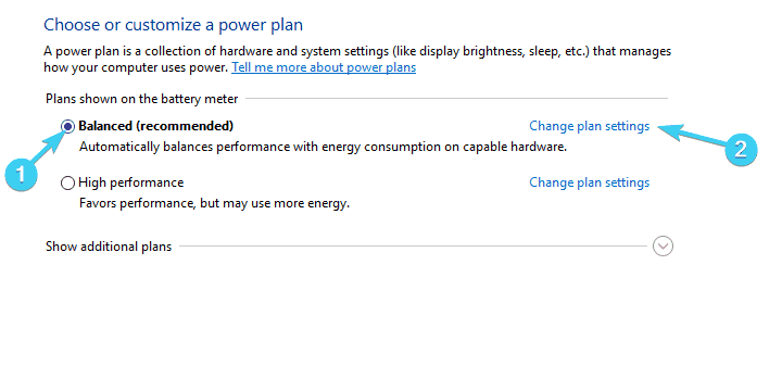 computer not going to sleep change plan settings