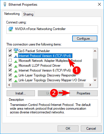 Connection error timed out select IPv4