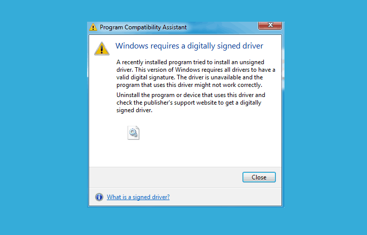 Windows is driver is required что делать