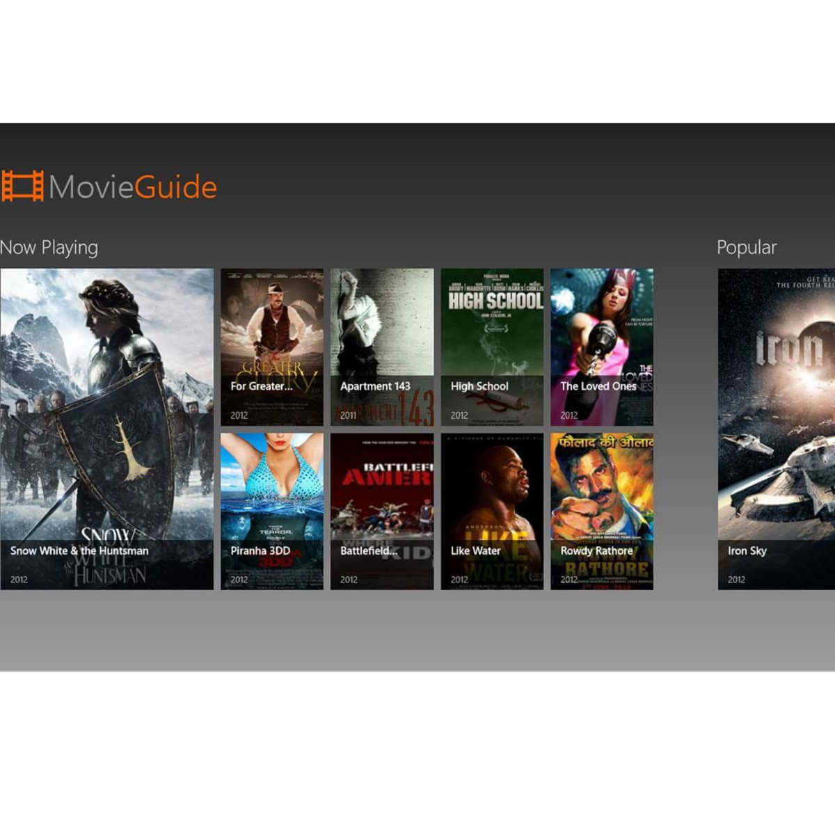 download movie guide app windows 10