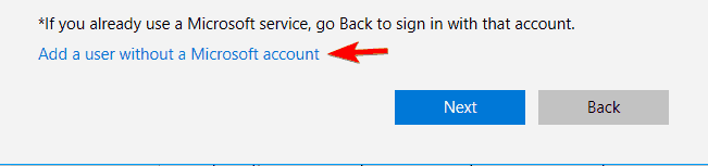 add a user without a Microsoft account Microsoft Edge won't maximize