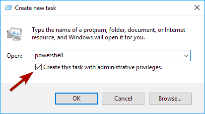 powershell Microsoft Edge not loading