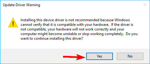 confirm the driver update Failed to play sound, sound disabled