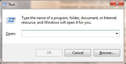 run window file system error