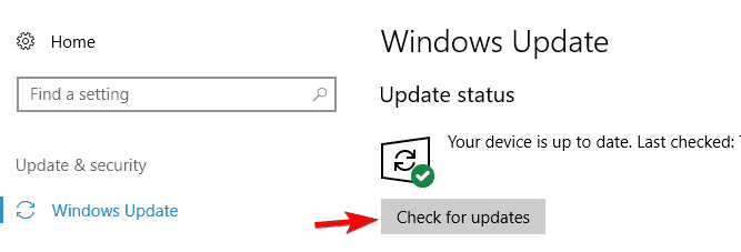 Mouse clicks too sensitive check for windows updates