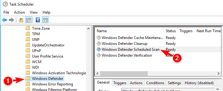 windows defender scheduled scan Msmpeng.exe slow boot