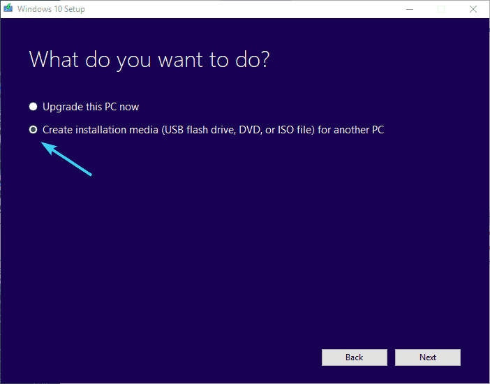 pc wont boot after bios update create installation media with Media Creation Tool