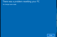 windows 10 resetting this pc stuck at 9