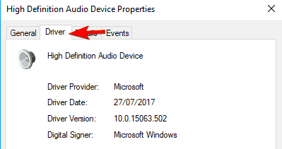 Volume icon not working Windows 10 default playback device audio driver