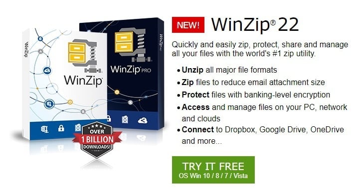buy winzip 22