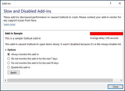 disable Add-Ins