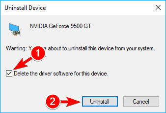 Direct3D unable to create device delete driver software uninstall device GPU