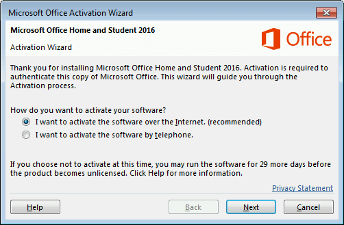 can i work not activated ms office 2019