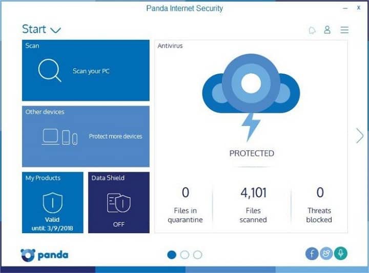Panda Internet Security with tune up