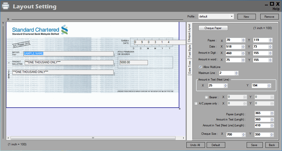 free personal check printing software