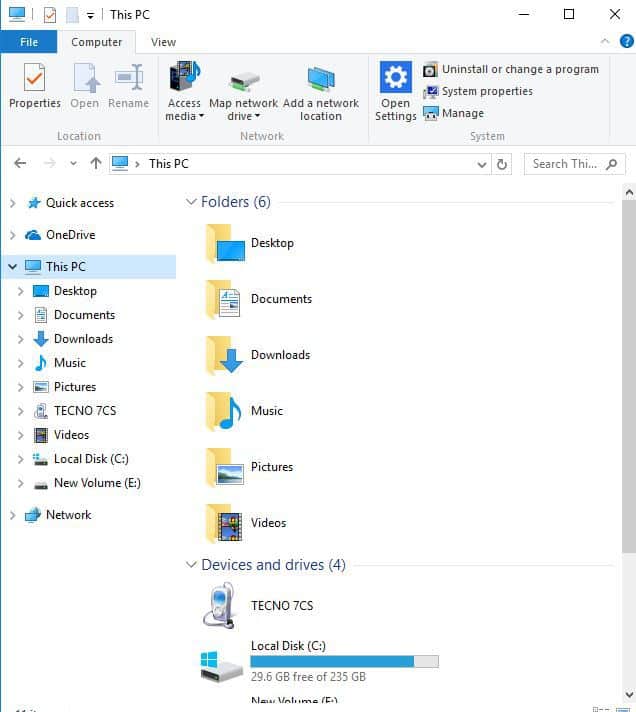 get no files on desktop Windows 10