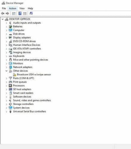 device manager speakers don't work