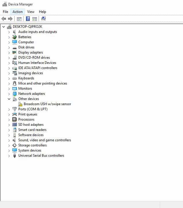 device manager Speakers stop working Windows 10