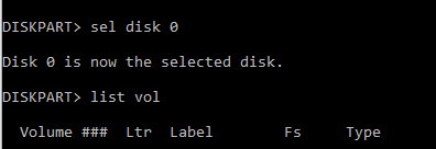 select disk installation drive locked