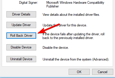 Windows 10 fingerprint and PIN not working roll back driver